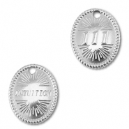 BY31® Colgante Acero inox números angelicales 111 / intuition Plateado