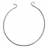 Pulsera base metálica DQ aro Plata vieja (sin níquel)