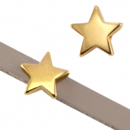 Corredera met&aacute;lica DQ estrella &Oslash;5.2x2.2mm Dorado (sin n&iacute;quel)
