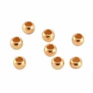 Chafas metálicas DQ 3mm Oro rosado (sin níquel)
