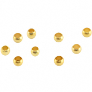 Chafas metálicas DQ 3.0mm oro (sin níquel)
