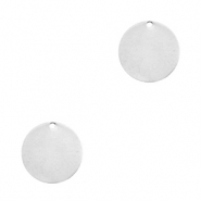 Colgante met&aacute;lico Designer Quality para ImpressArt 10mm Plata vieja (sin n&iacute;quel)