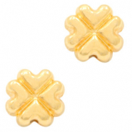 Abalorios met&aacute;licos DQ 4 coraz&oacute;nes Dorados (sin n&iacute;quel)