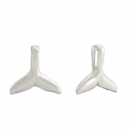 Colgantes metálicos DQ cola de ballena Plata vieja (sin níquel)