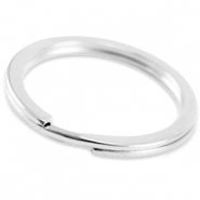 Fornituras metálicas DQ anilla de llavero 35mm Plata vieja (sin níquel)