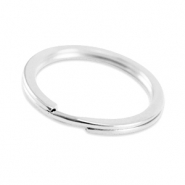 Fornituras metálicas DQ anilla de llavero 25mm Plata vieja (sin níquel)