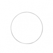 Fornituras metálicas DQ anillo cerrado 20mm Plata vieja (sin níquel)