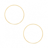 Fornituras metálicas DQ anillo cerrado 10mm Dorado (sin níquel)