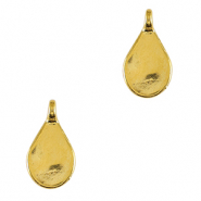 Colgantes met&aacute;licos DQ gota Dorado (sin n&iacute;quel)
