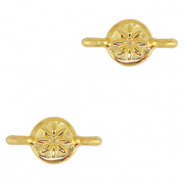 Colgantes met&aacute;licos DQ conector Dorado (sin n&iacute;quel)