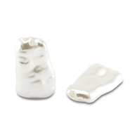 Imitaci&oacute;n de perlas de agua dulce Blanco