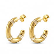 Pendientes Acero Inox Dorado