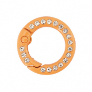 Fornituras coloridas anilla de llavero Naranja