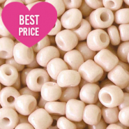 Rocalla cristal 6/0 (4mm) Beige latte