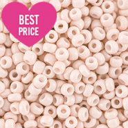 Rocalla cristal 6/0 (4mm) Beige durazno