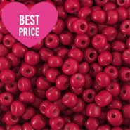 Rocalla cristal 6/0 (4mm) Rojo