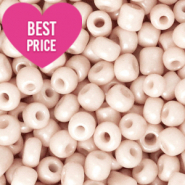 Rocalla cristal 6/0 (4mm) Rosa flor de primavera