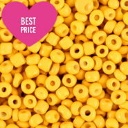 Rocalla cristal 8/0 (3mm) Amarillo fresia