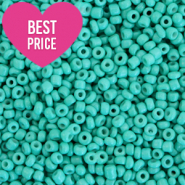 Rocalla cristal 12/0 (2mm) Verde viridiana