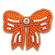 Broches lazo Naranja-blanc