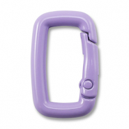 Fornituras coloridas de llavero rect&aacute;ngulo P&uacute;rpura