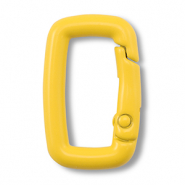 Fornituras coloridas de llavero rect&aacute;ngulo Amarillo