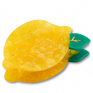 Accesorios pinza para el pelo limón Amarillo-verde-dorado