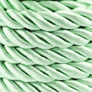 Cordón trendy espiral 10mm Verde menta claro