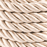 Cordón trendy espiral 10mm Marrón beige