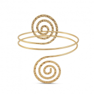 Brazalete espiral Dorado