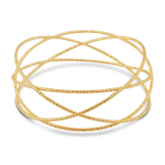 Brazalete enntrelazado Dorado
