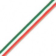 BY31® Cinta con la bandera de Italia Verde-blanco-rojo-dorado
