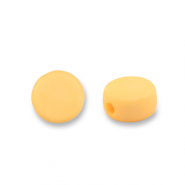 Abalorios acrílicos disco Amarillo naranja