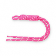 Llavero paracord Rosa oscuro-blanco