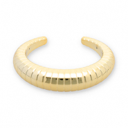 Pulseras bangle de resina Dorado