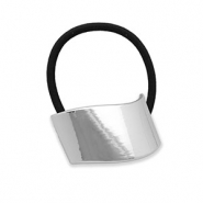 Accesorios para el pelo Coleteros para pelo con metálico Plateado-negro