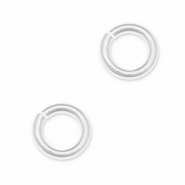 Fornituras met&aacute;licos DQ anillas Plateado vieja (sin n&iacute;quel)