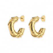 Pendientes Acero Inox Dorado