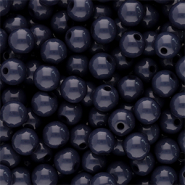 Abalorios acr&iacute;licos 8 mm brillante Antracita
