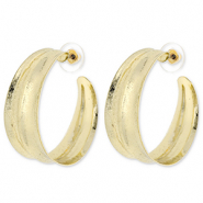 Pendientes trendy Dorado