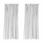 Pendientes Acero Inox Plateado