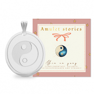 BY31&reg; Colgantes Acero Inox Yin & Yang Plateado