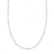 BY31® Cadenas Acero Inox eslabón con bolas Plateado