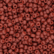 Rocalla Miyuki 8/0 Matted Opaque Terra Cotta 8-2315