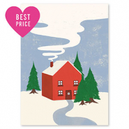 Tarjetas para joyer&iacute;a casa Rojo-verde-azul