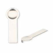 Herramienta acero Inox para montar pulsera italiana con dijes Plateada