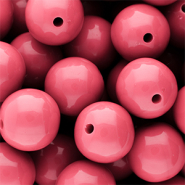 DQ Abalorios acr&iacute;licos 20 mm brillante Pink lemonade 16-1735 TCX