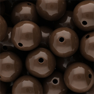 DQ Abalorios acr&iacute;licos 18 mm brillante Cappuccino 19-1220 TCX