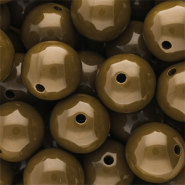 DQ Abalorios acr&iacute;licos 18 mm brillante Wood thrush 17-1129 TCX