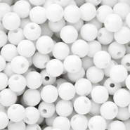 DQ Abalorios acrílicos 8 mm brillante Snow white 11-0602 TCX